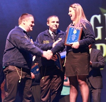 Katelin Schomber receives her Star in Ag Placement