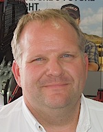 Scott Rasch of Case IH at Husker Harvest Days, Sept. 11, 2012.