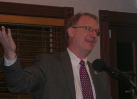 Chris Novak, CEO, National Pork Board speaking at OPPC annual meeting