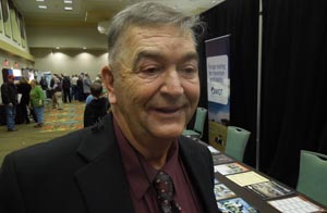 Dairy farmer Larry Purdom at the Heart of America Dairy Expo, Springfield, Mo., Jan. 25, 2013.