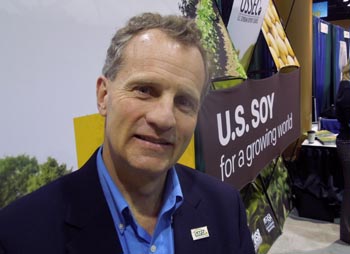 US Soybean Export Council CEO Jim Sutter at Commodity Classic, Kissimmee, Fla., Feb. 28, 2013.