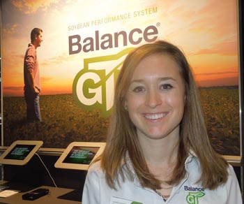 MS Technologies' Lauren August at Commodity Classic, Kissimmee, Fla., Feb. 28, 2013.