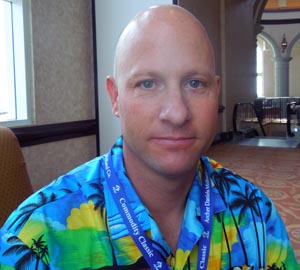 SD Corn Utilization Council President Chad Blindauer at Commodity Classic, Kissimmee, Fla., Feb. 27, 2013.