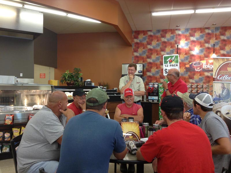 Photos from Williamsport, Ohio, Coffee Stop Brownfield Ag News
