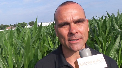 Jeff Hartz of Wyffels Hybrids, Perry, Iowa, July 8, 2015.