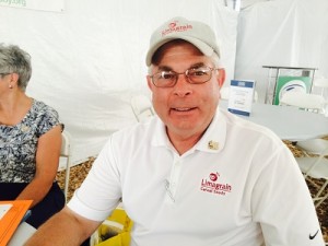 Ken McClintock of Limagrain, at the Farm Progress Show, Decatur, Ill., Sept. 2, 2015.