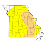 Lack of precip has parts of MO and IL abnormally dry