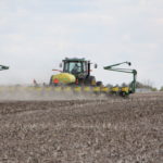 Pushing planting progress to beat the weather.