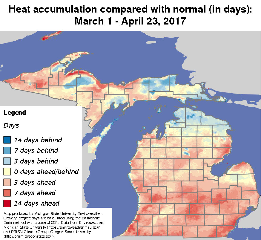 Michigan growing season ahead of normal Brownfield Ag News
