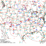 Rains developing over parts of the Plains, Corn Belt