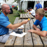 Minnesota Pork Ambassador enjoying the experience