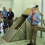 Dairy farmers tour municipal wastewater system