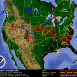 Rains focusing on the western Corn Belt