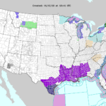 Cold wave wide, far reaching