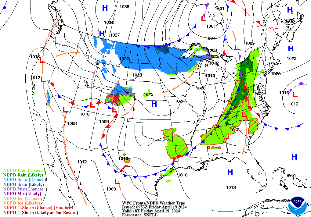 Cooler, drier weather settles into much of the Heartland; rains on the ...