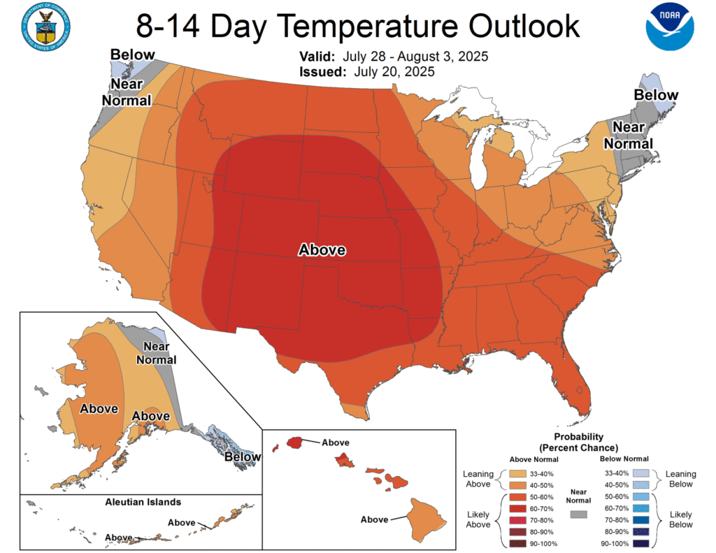 Heat wave pattern for most; more scattered rain, severe storms across ...