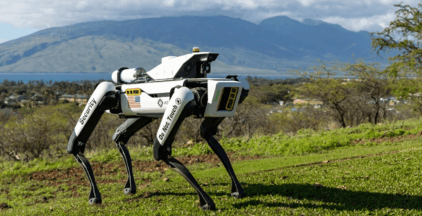 Robotic ‘DroneDog’ gives farmers a new high-tech security option