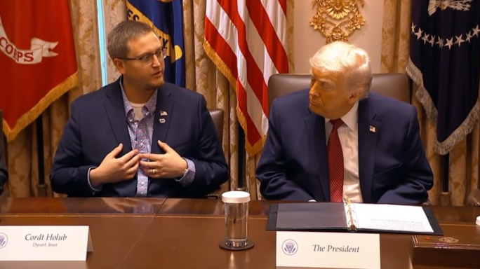 Iowa farmer urges long-term support after meeting with President Trump