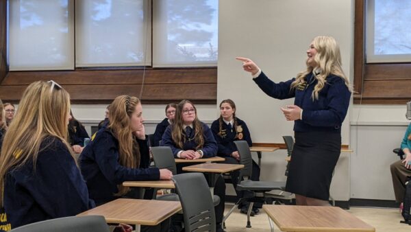 National FFA Secretary Lilly Nyland highlights importance of empowering agriculture students