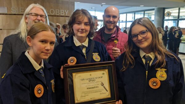 Michigan FFA awards first Golden Scoop to Whitehall