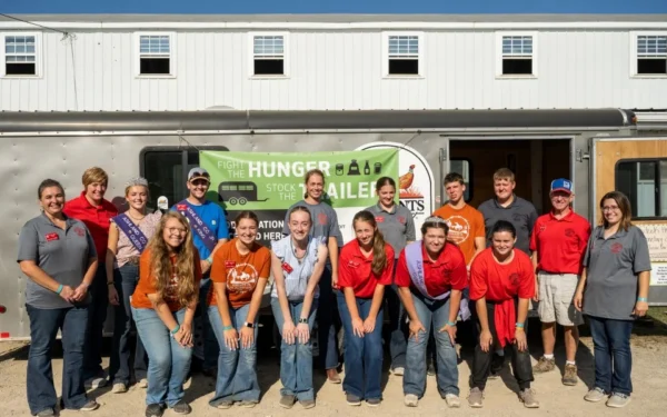 Ag youth step up to fight food insecurity through Farm Credit Mid-America's Stock the Trailer competition
