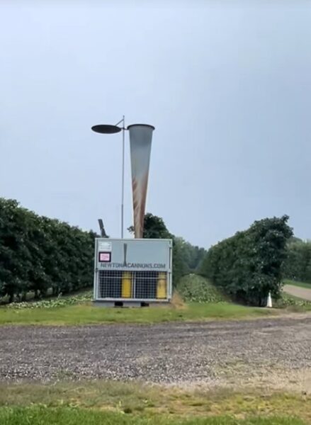 Michigan grower says supersonic shockwaves have been successful in reducing crop damage 