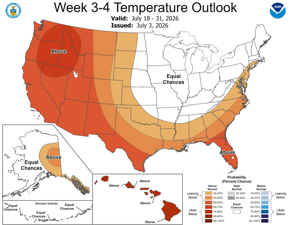 A return to very warm or hot and generally drier weather ahead for most ...