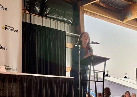 Rollins announces crop insurance changes at Farmfest